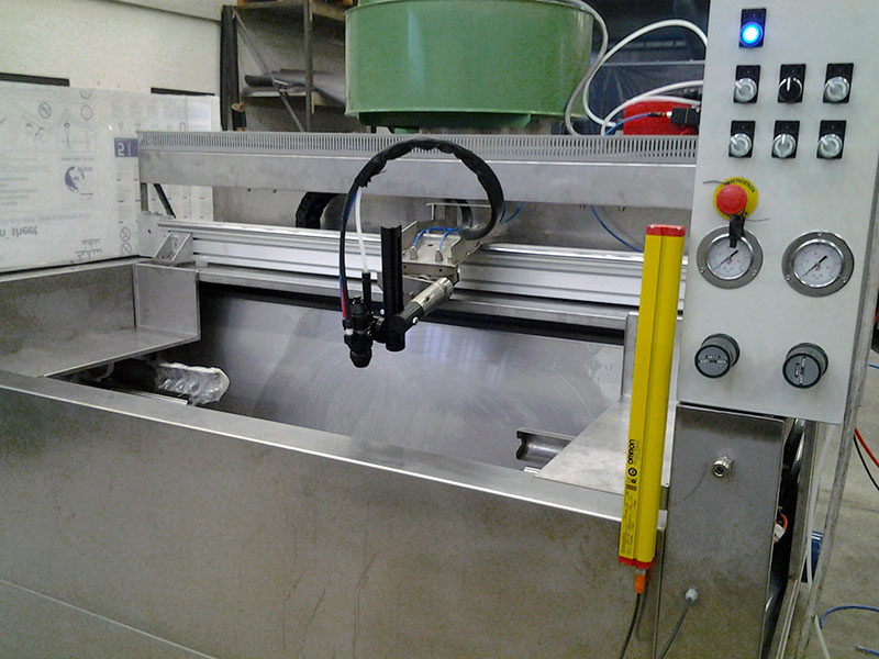 Elettrostatico robot fossa